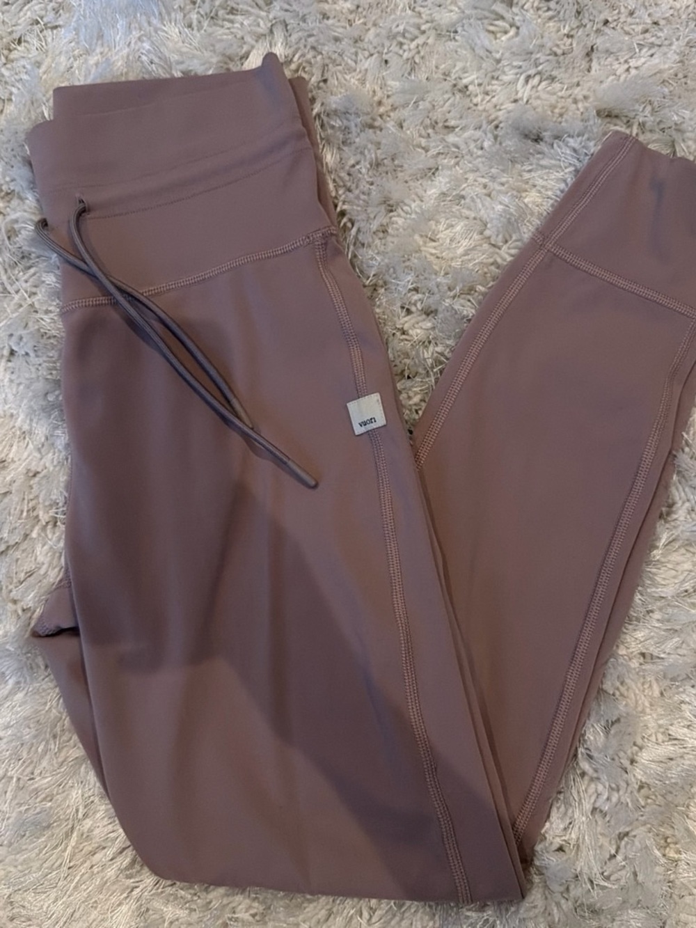 Vuori Mauve Daily Drawstring Active Leggings